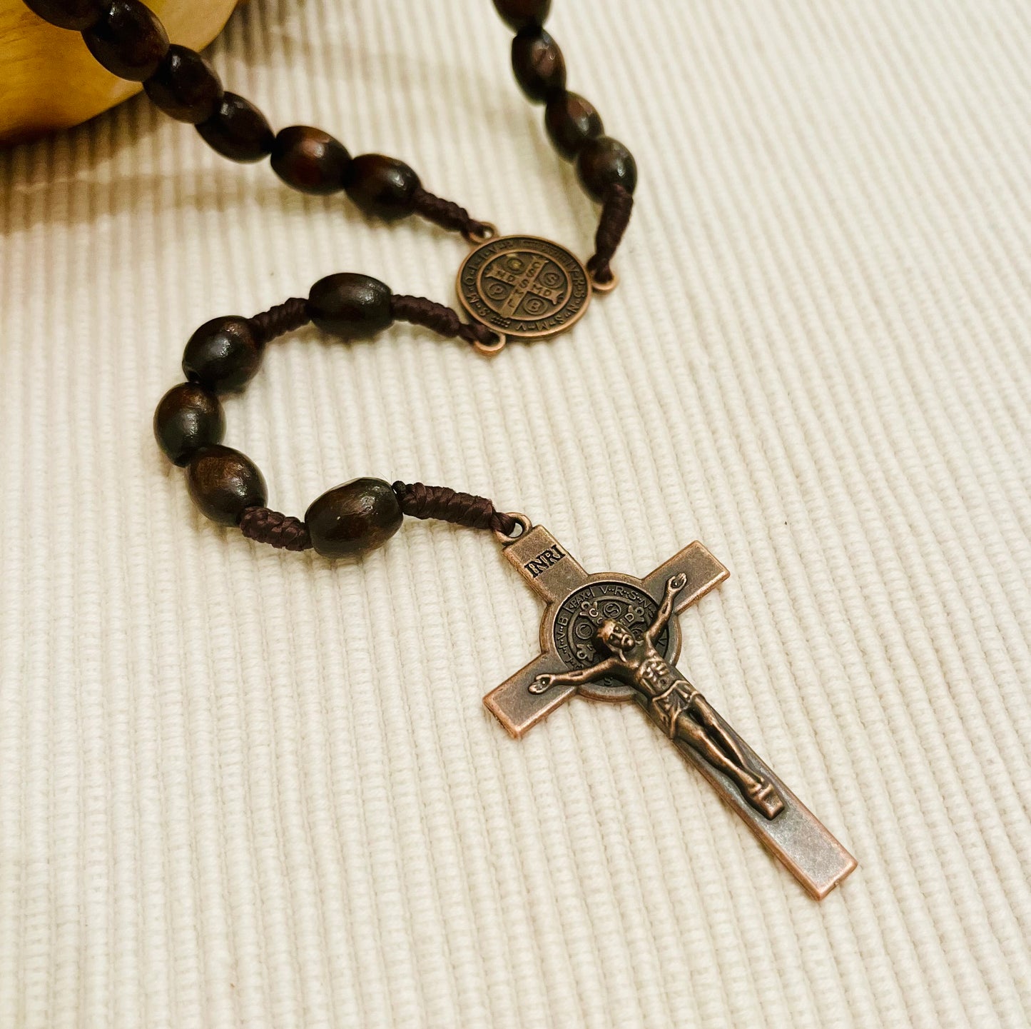 Close up of rosary