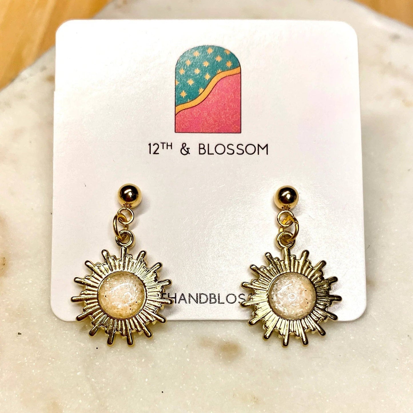 Saint Clare of Assisi Print & Earrings