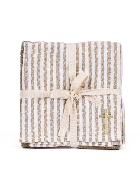 Cross Hand Towels (Set of 3)