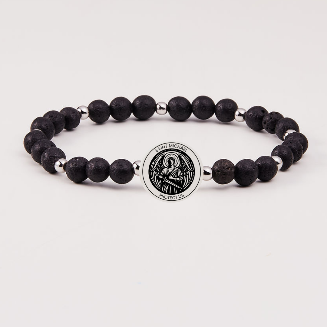 MEN'S HOLY WATER ST. MICHAEL BRACELET