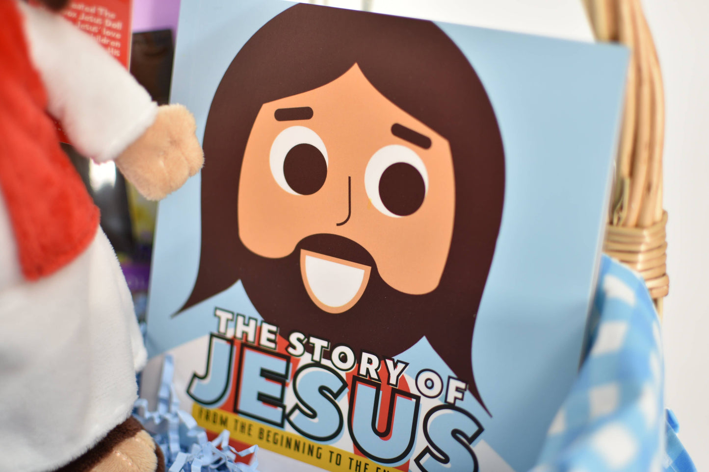 Jesus Plush Doll + Story of Jesus Book Bundle