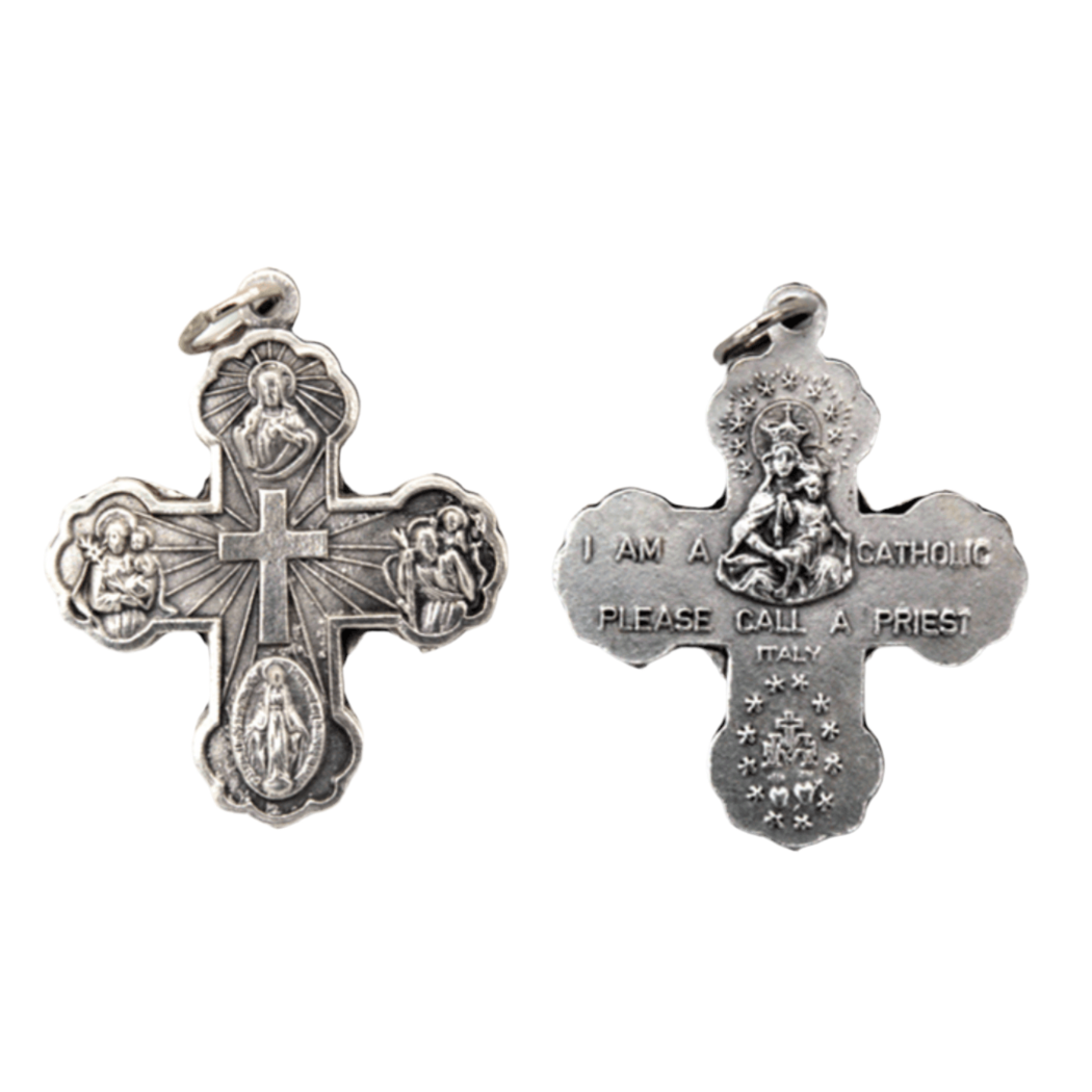 Four Way Cross Medal Charm