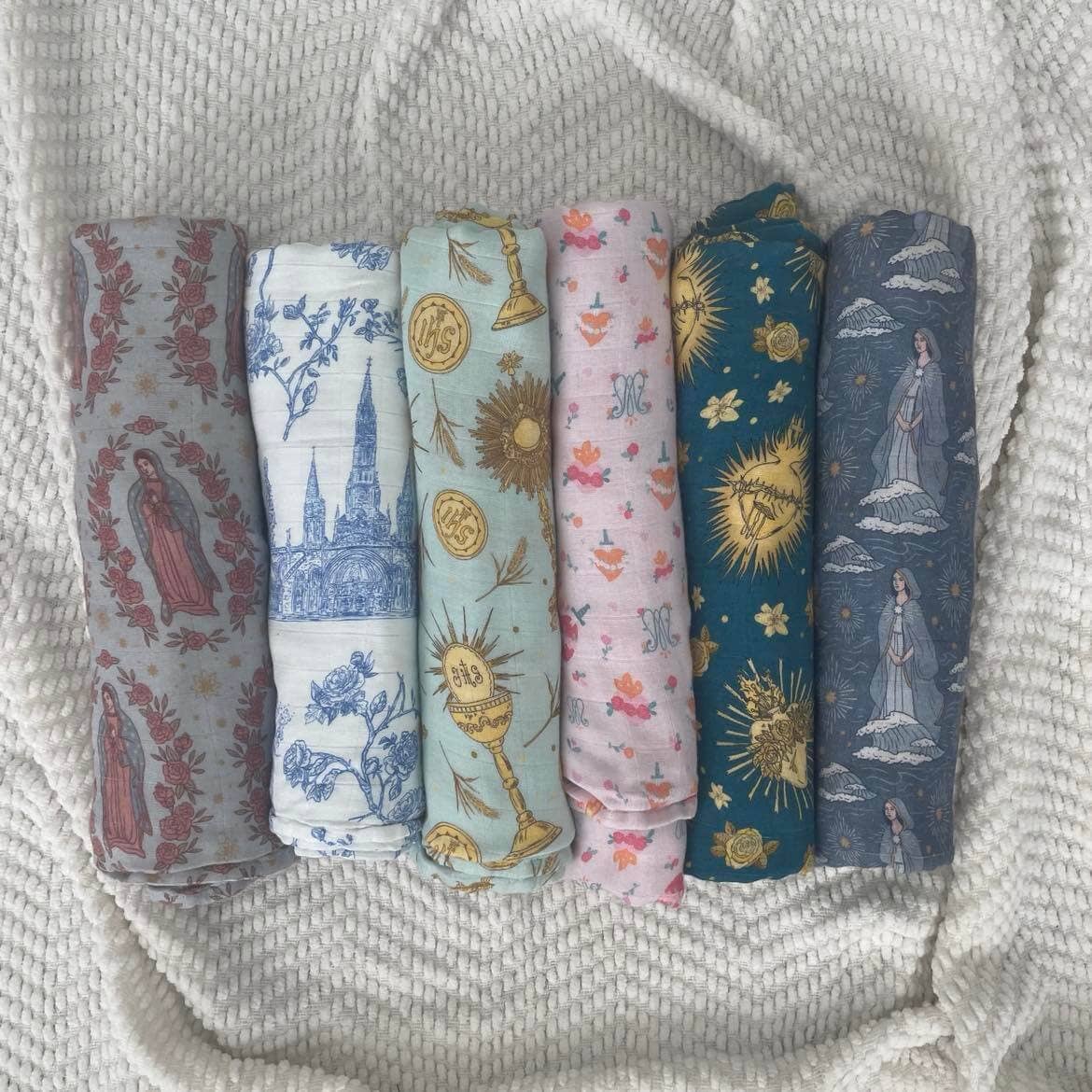 Auspice Maria Swaddle Blanket