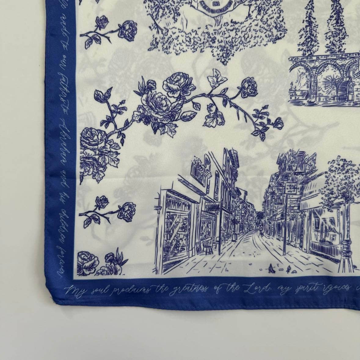 Catholic Satin Scarf - Lourdes Collection