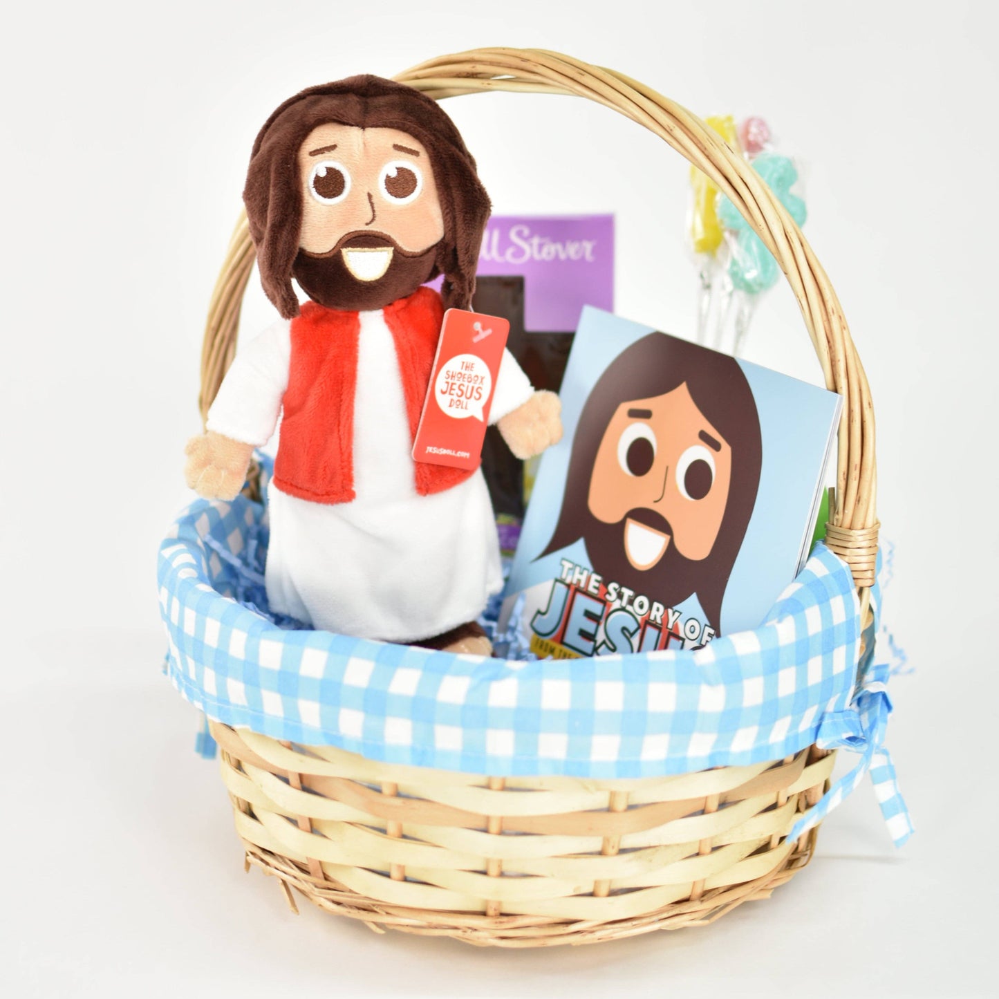 Jesus Plush Doll + Story of Jesus Book Bundle