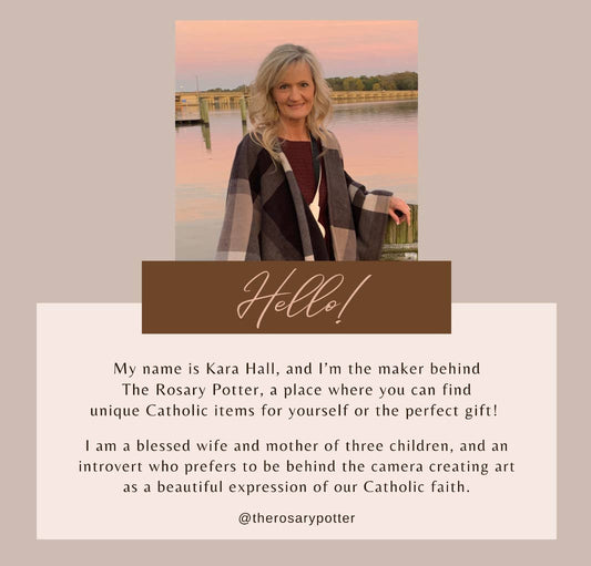 Our Lady of Guadalupe Polymer Clay Stud Earrings 