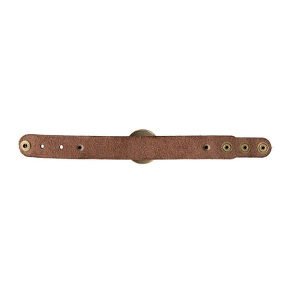 St. Benedict Leather Wristband