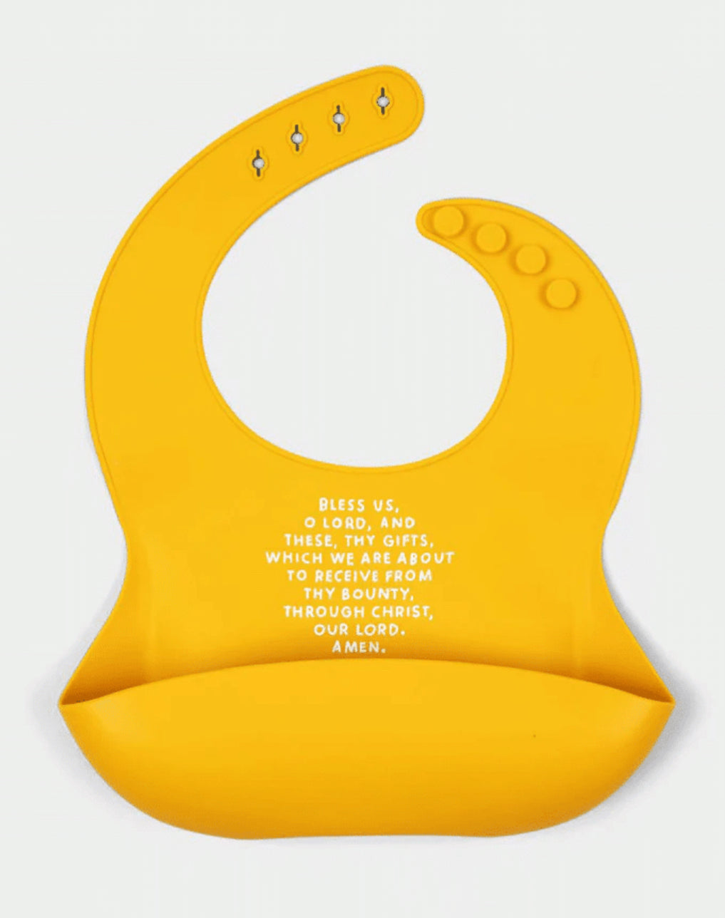 Meal Blessing Silicone Bib