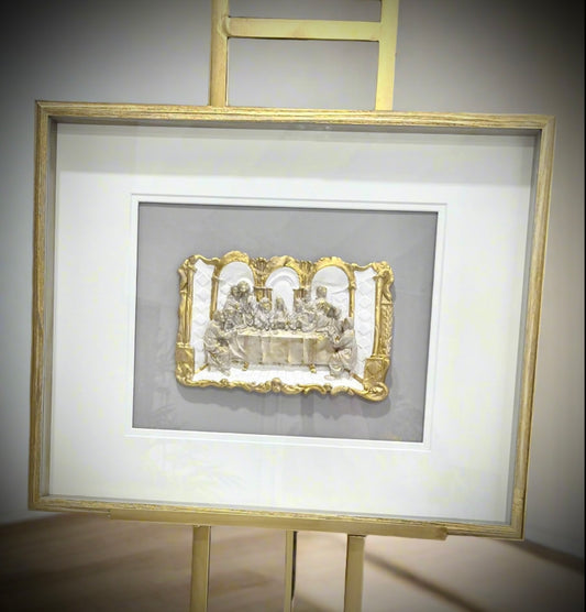 The Last Supper Framed Handmade Plaque