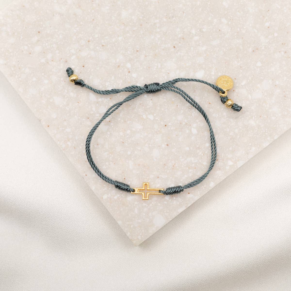 Gray and Gold Bracelet