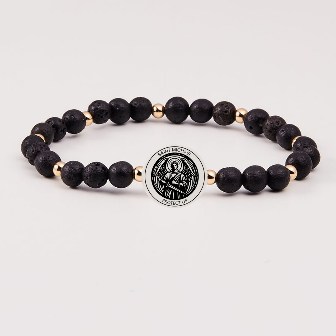MEN'S HOLY WATER ST. MICHAEL BRACELET