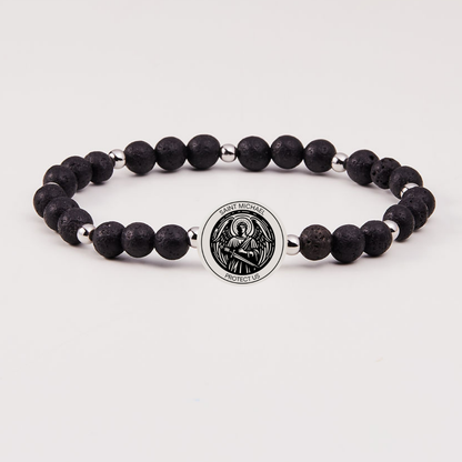 MEN'S HOLY WATER ST. MICHAEL BRACELET
