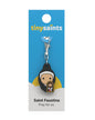 Tiny Saint Charm keychain featuring St. Faustina