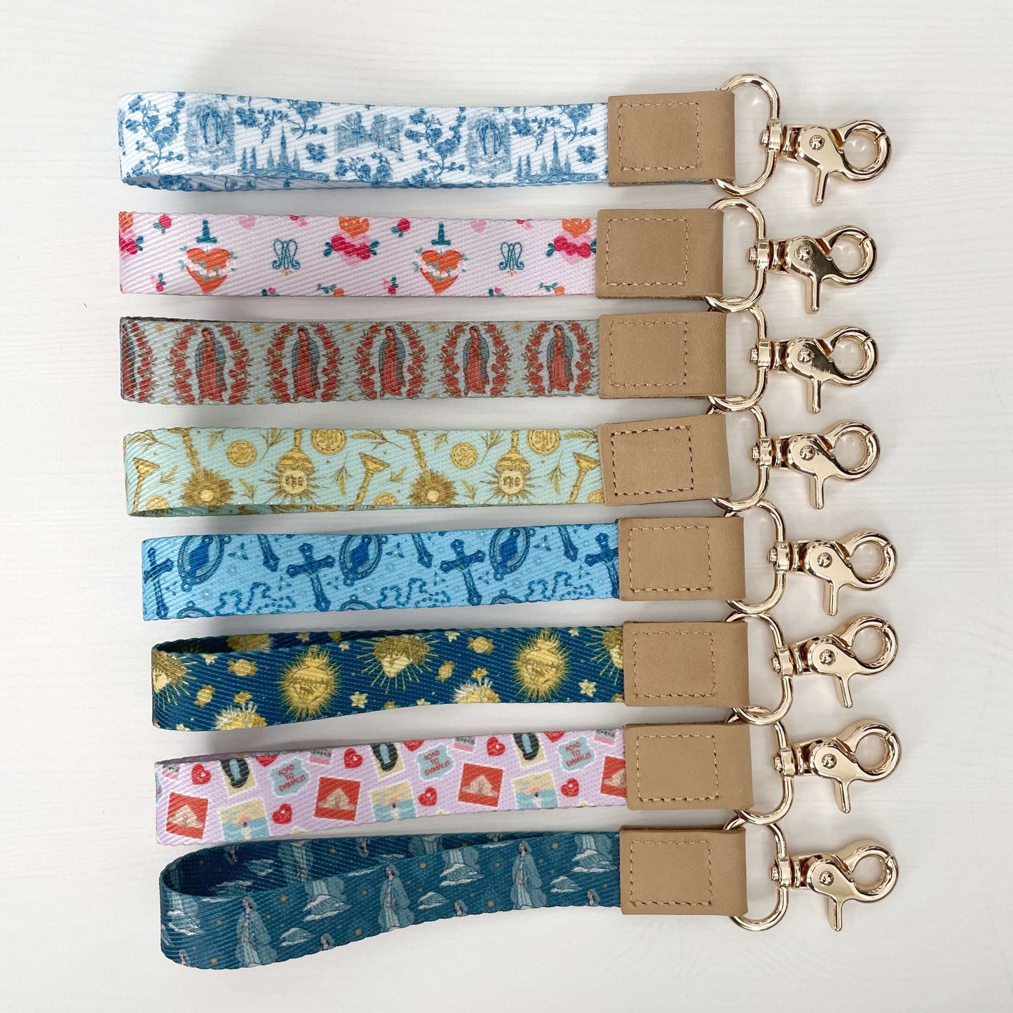 Catholic Mini-Lanyard/Wristlet - Auspice Maria