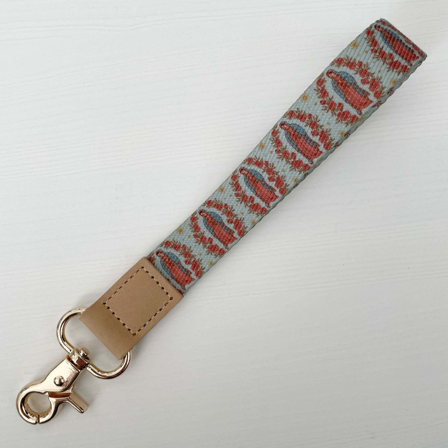 Catholic Mini-Lanyard/ Wristlet- Guadalupe