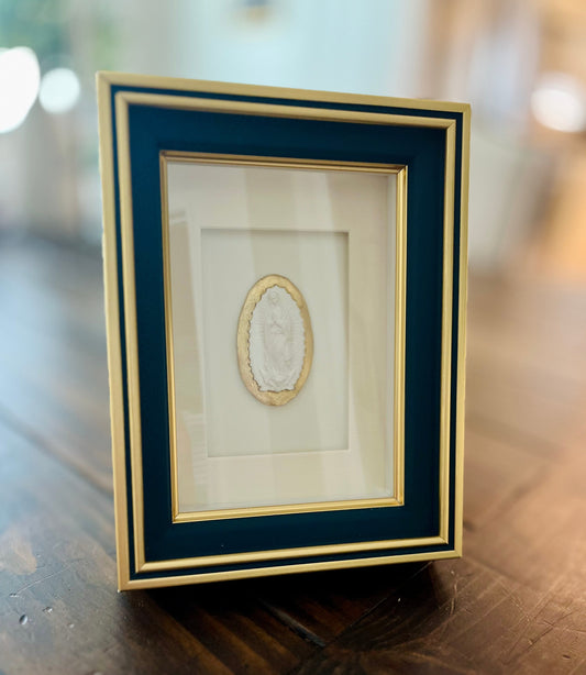 Framed Intaglio Art featuring Our Lady of Guadalupe