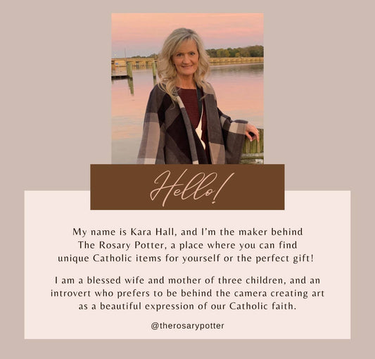 Saint Benedict Polymer Clay Stud Earrings