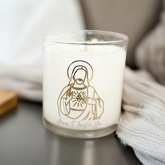 Jesus, I Trust in You Candle