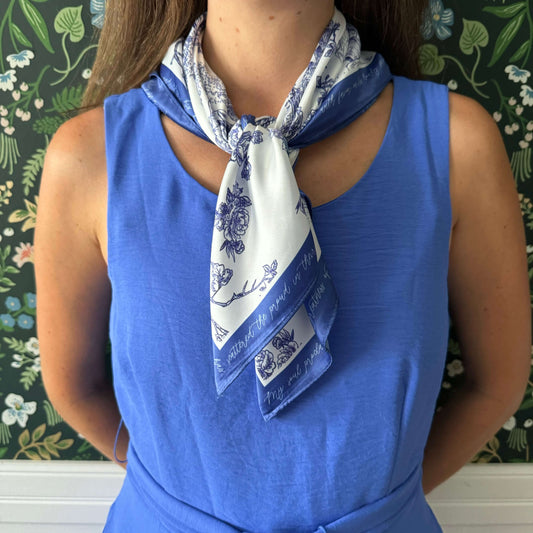 Catholic Satin Scarf - Lourdes Collection