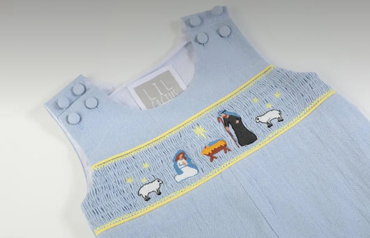 PREORDER: Nativity Smocked John John