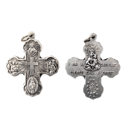 Four Way Cross Medal Charm