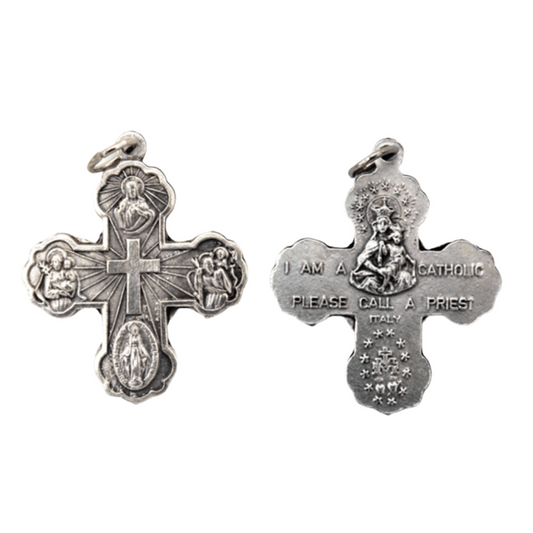 Four Way Cross Medal Charm