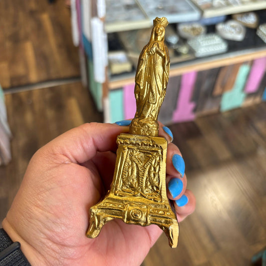 Small Mary on Pedestal
