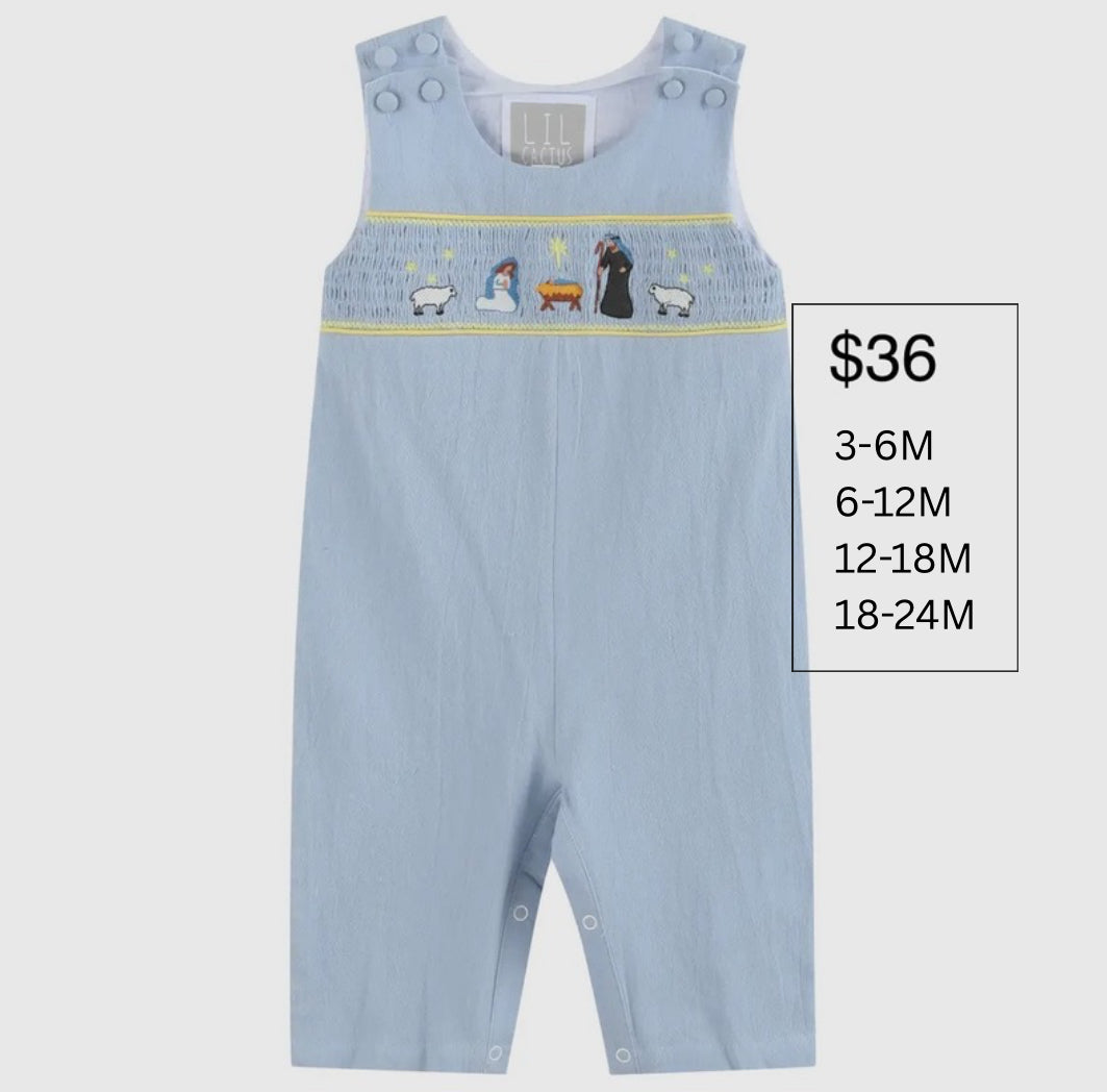 PREORDER: Nativity Smocked John John