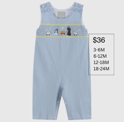 PREORDER: Nativity Smocked John John