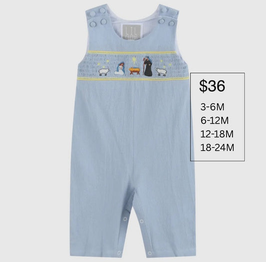 PREORDER: Nativity Smocked John John