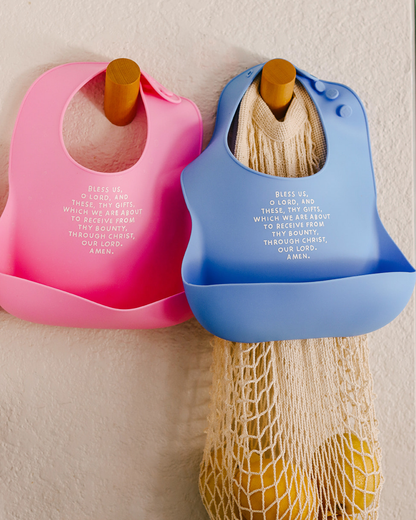 Meal Blessing Silicone Bib