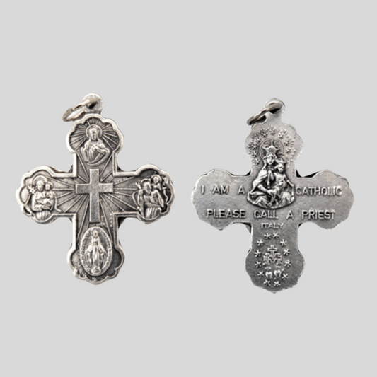 Four Way Cross Medal Charm