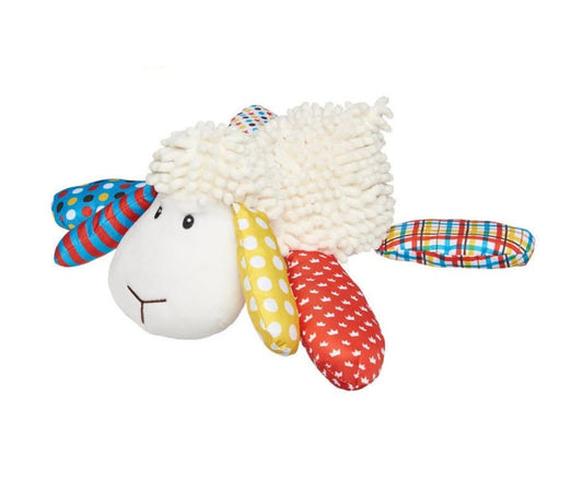 Lamb doll with colorful legs 