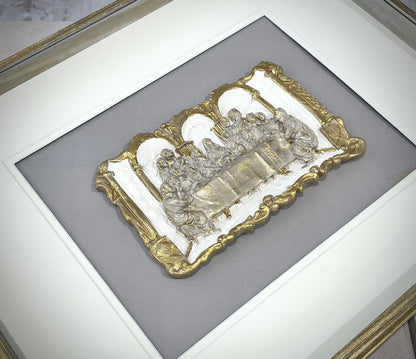 The Last Supper Framed Handmade Plaque