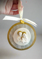Holy Family Slate Ornament