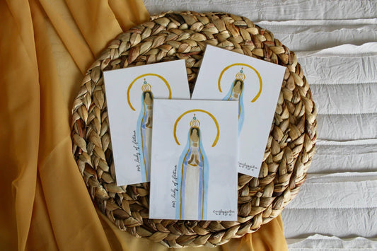 Our Lady of Fatima Unframed Print (5x7)