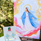 Assumption of Mary Print & Earring Set