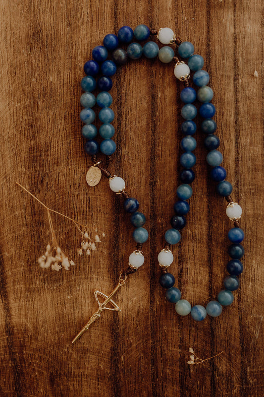 Mary, Mother of God Catholic Handcrafted Rosary