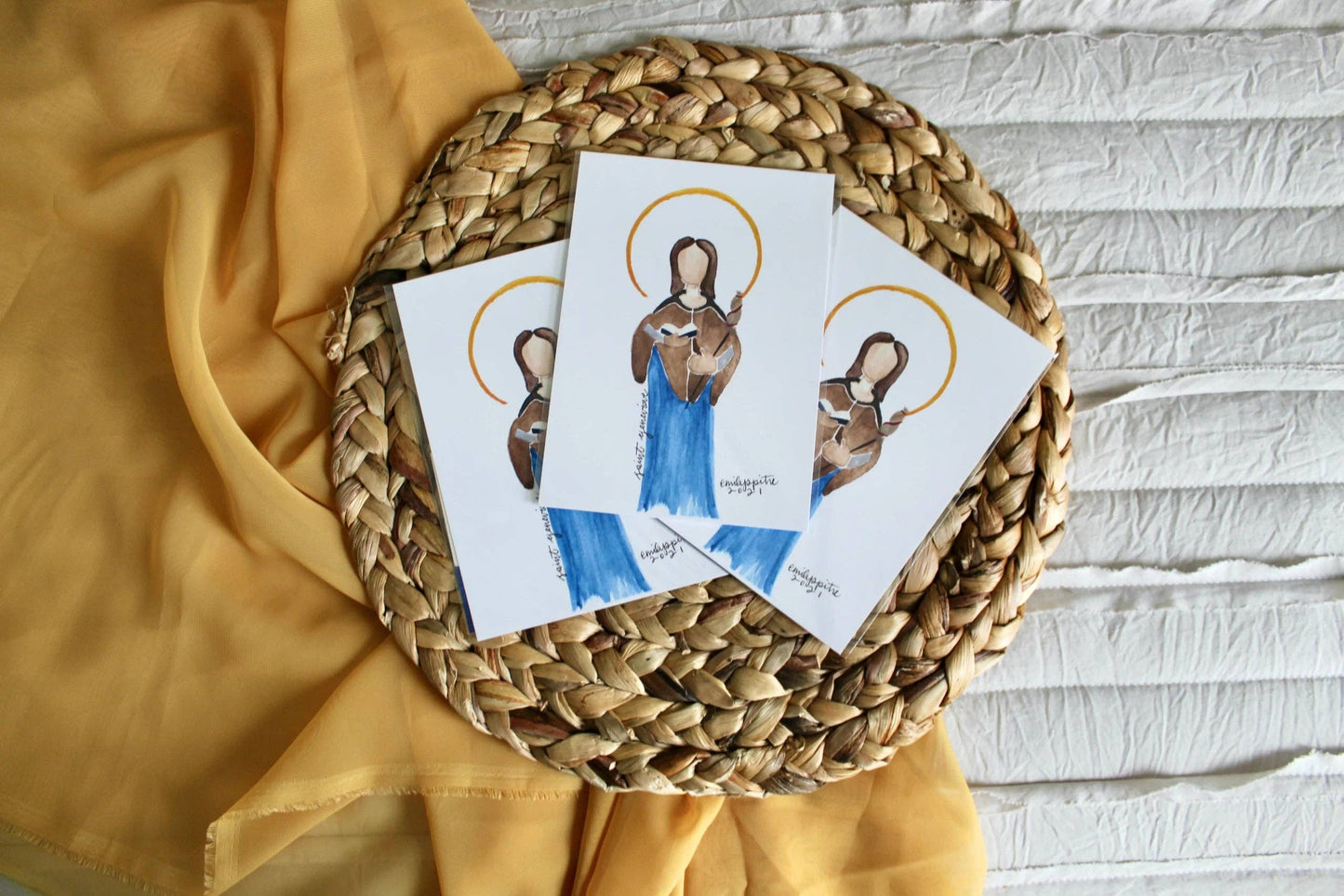 St. Genevieve Unframed Print (5x7)
